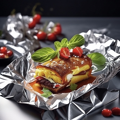 Portable Haushalts-Food-Grade Aluminiumfolie Roll für das Backen anpassbar und Lebensmittel-sicher