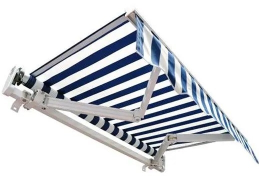 Fully Open Sunshade Awning in Polyester mit angepassten Farben und Segelmaterial