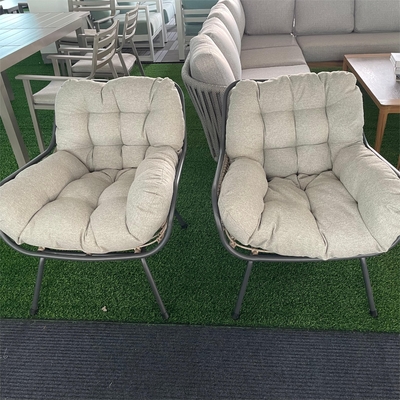 Außengartenmöbel Aluminium Rattan Sofa Set mit Luxus-Tisch und Teapot Käufer