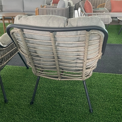 Außengartenmöbel Aluminium Rattan Sofa Set mit Luxus-Tisch und Teapot Käufer