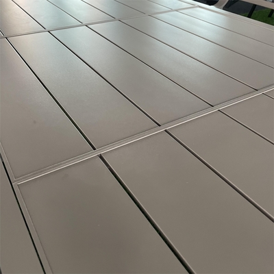Aussensofa aus Aluminium aus Rattan für Luxus-Garten-Tee-Tisch