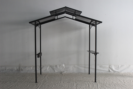 Hard Top BBQ PC Board Grill Gazebo Metallrahmen für den Außengarten Park Terrasse Grill