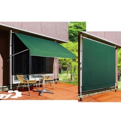Außenterrasse Terrasse Garten Dachboden Sonnenschirm Balkon Rückziehbare Markise 3,5 * 1,2m Aluminiumlegierung