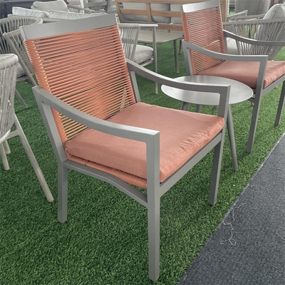 Moderne Gartenmöbel aus Aluminium Bistro Rattan Sofa im modernen Design Stil