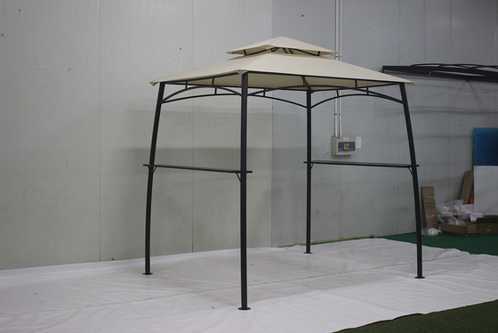 Anpassbarer Metallrahmen Garten BBQ Grill Pavillon für Outdoor-Unterhaltung