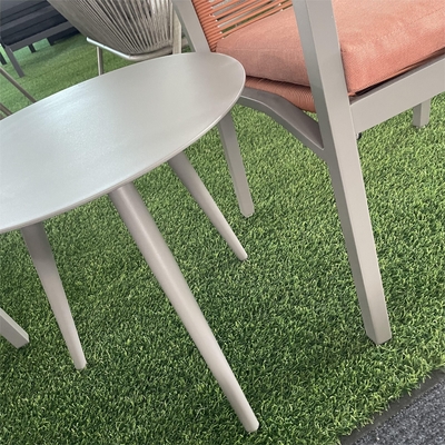 Moderne Gartenmöbel aus Aluminium Bistro Rattan Sofa im modernen Design Stil