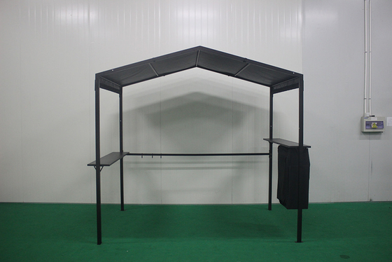 2.3*1.5*2.2M Außen-Aluminium-Hard-Polyester-Dach-Gazebo mit Pulver-beschichtetem Segel-Ausstattung