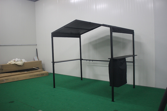 2.3*1.5*2.2M Außen-Aluminium-Hard-Polyester-Dach-Gazebo mit Pulver-beschichtetem Segel-Ausstattung