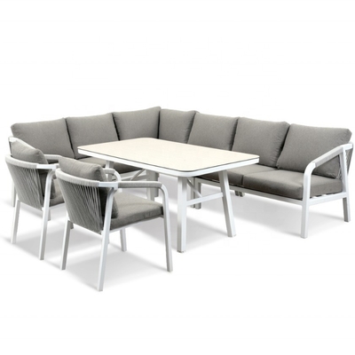 Gartenmöbel Aluminium Outdoor Bistro Rattan Sofa Set für Luxus-Tea-Dinner