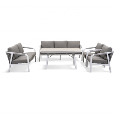 Gartenmöbel Aluminium Outdoor Bistro Rattan Sofa Set für Luxus-Tea-Dinner