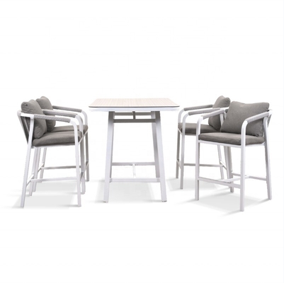 Gartenmöbel Aluminium Outdoor Bistro Rattan Sofa Set für Luxus-Tea-Dinner