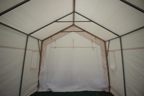 Weiße Außenrezeption Kirche Lagerhaus Hochzeitsfeier Zelt Dachdecken Carports CP026