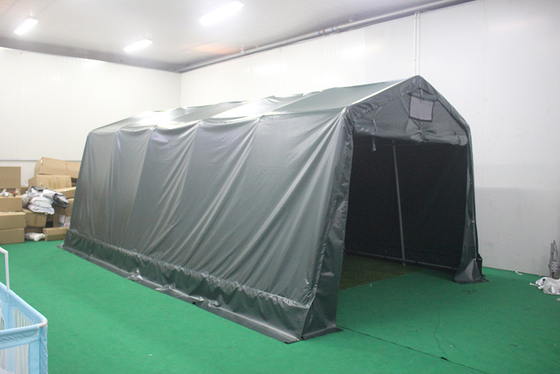 330*600*260cm wasserdichtes PVC Klappwerk Fahrradschuppen Schutzschutz Lagerzelt Carport