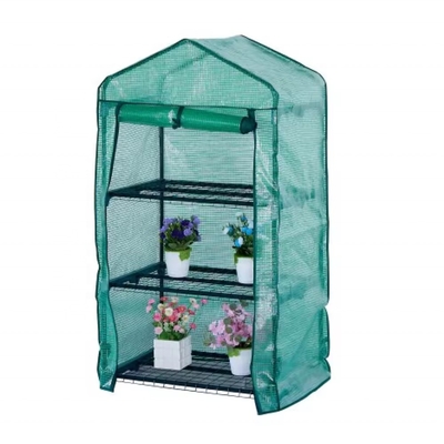 Metallrahmen transparente wasserdichte PVC mobile Gewächshausabdeckung für Gartenpflanzungen