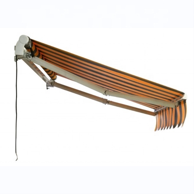 4*3m Outdoor Handwerk Garten Balkon Sonnenschirm Balkon Terrasse Rückziehbare Markise Aluminium OEM