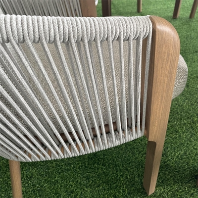 Gartenmöbel für den Außenbereich Aluminium Rattan Sofa Set Freizeittisch Teapot Dinner Set