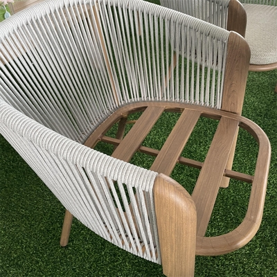 Gartenmöbel für den Außenbereich Aluminium Rattan Sofa Set Freizeittisch Teapot Dinner Set