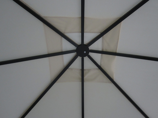 Doppelt Dach Gazebo Außendachschutz mit anpassbarem Design und PVC-beschichtetem Finish