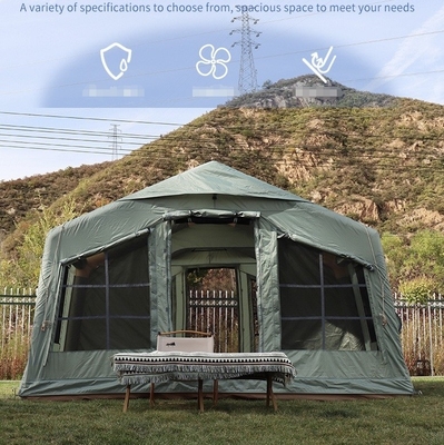 4 Jahreszeiten Mosquito Screen Cabin Zelt für Camping 12.96m2 Raum Raum aufblasbares Zelt