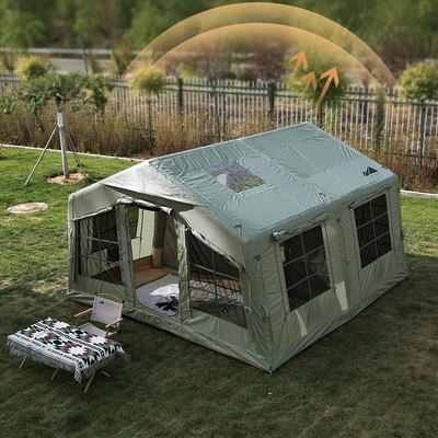 4 Jahreszeiten Mosquito Screen Cabin Zelt für Camping 12.96m2 Raum Raum aufblasbares Zelt