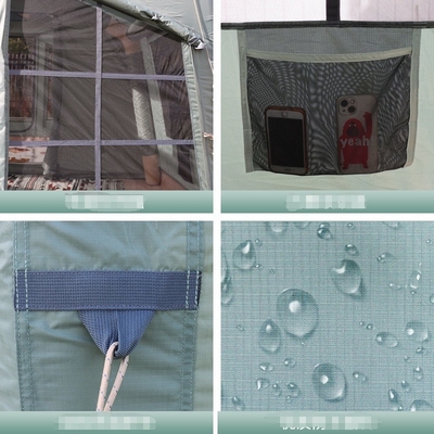 4 Jahreszeiten Mosquito Screen Cabin Zelt für Camping 12.96m2 Raum Raum aufblasbares Zelt