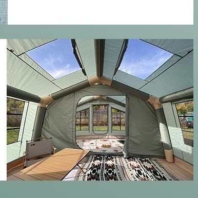 4 Jahreszeiten Mosquito Screen Cabin Zelt für Camping 12.96m2 Raum Raum aufblasbares Zelt
