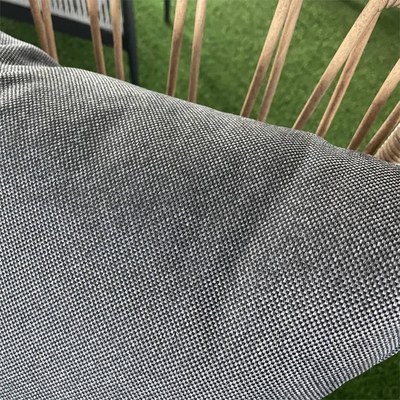 Moderne Gartenmöbel aus Aluminium Bistro Rattan Sofa Set für Luxus Dinner Set