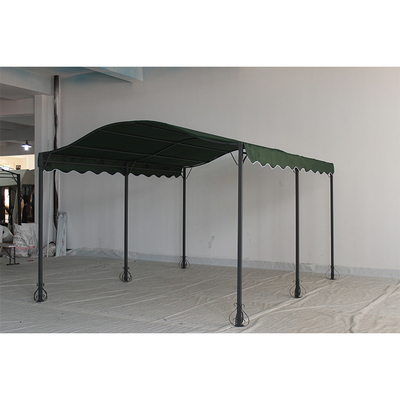 Anpassbarer Stahlrahmen Außenbogendachdach Gartenschatten Pergola Pavillon Gazebo