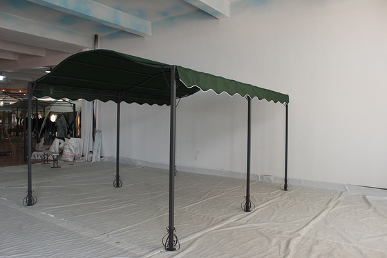 Anpassbarer Stahlrahmen Außenbogendachdach Gartenschatten Pergola Pavillon Gazebo