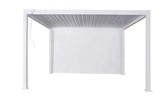 Aluminiumrahmen PERGOLA 3x4m Luxus modernes Wasserdichtes Dach im Freien Metallgarten Pergola