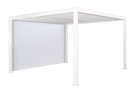 Aluminiumrahmen PERGOLA 3x4m Luxus modernes Wasserdichtes Dach im Freien Metallgarten Pergola
