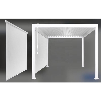 Aluminium Wasserdicht 3x3m Moderne Außenpergola für Garten Winddicht und Wasserdicht