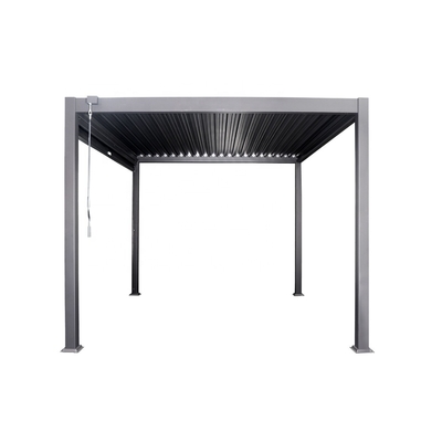 Aluminium Wasserdicht 3x3m Moderne Außenpergola für Garten Winddicht und Wasserdicht