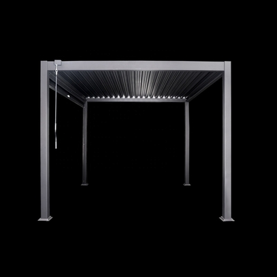Aluminium Wasserdicht 3x3m Moderne Außenpergola für Garten Winddicht und Wasserdicht