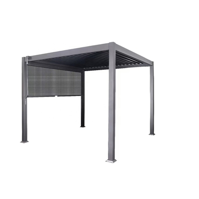 Aluminium Wasserdicht 3x3m Moderne Außenpergola für Garten Winddicht und Wasserdicht