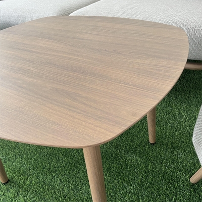 Aluminiumrahmen Luxus-Tisch Bistro-Set für Außengartenmöbel angepasste Farbe
