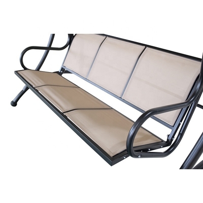 Moderne Garten Terrasse Schaukelstuhl mit Baldachin Pergola Pavillon Außenpolsterbett