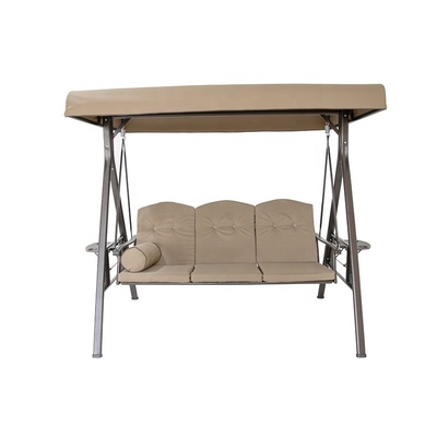 200*124*170cm Garten Dekorationen Außen Kissenbänk Bett mit Baldachin Pergola Pavillon