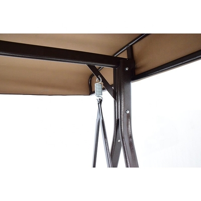 200*124*170cm Garten Dekorationen Außen Kissenbänk Bett mit Baldachin Pergola Pavillon