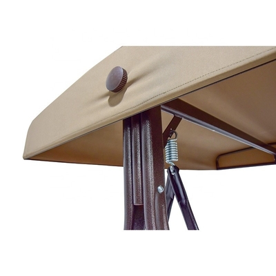 200*124*170cm Garten Dekorationen Außen Kissenbänk Bett mit Baldachin Pergola Pavillon