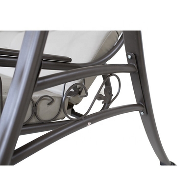 Gartendekorationen Außen Swing Chair mit Baldachin Pergola Pavillon Kissenbänk Bett