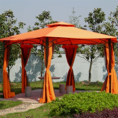 2.5*2.5*2.5M PVC Hexagonal Aluminiumbedeckung Gazebo-Zelt für Gartenausflüge