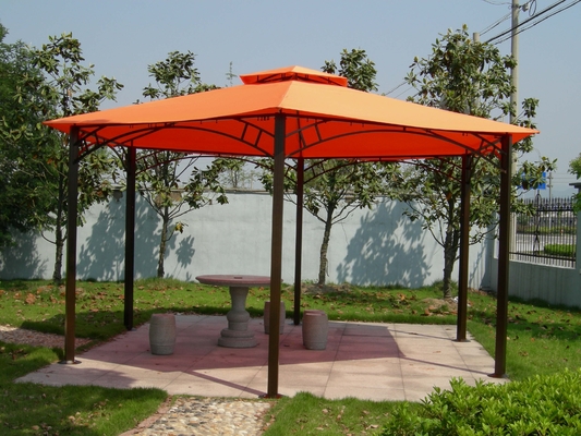 2.5*2.5*2.5M PVC Hexagonal Aluminiumbedeckung Gazebo-Zelt für Gartenausflüge