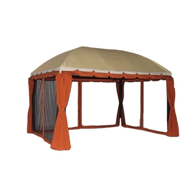 PVC-Gartengebäude Holzpavillonmontage Wasserdichte Pergola für den Außenpark