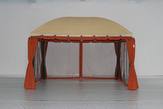 PVC-Gartengebäude Holzpavillonmontage Wasserdichte Pergola für den Außenpark