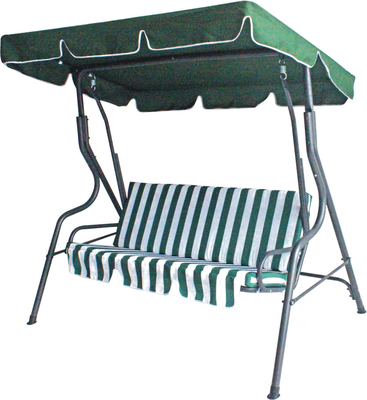 2/3-Person Patio Schaukelstuhl mit umwandelbarem Baldachin und abnehmbarem dicken Kissen