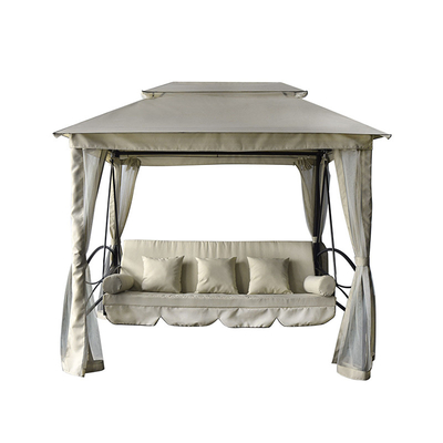 Y Mail Packing Patio Canopy Schaukelbett für Luxus Freizeit Außenmöbel Zelt