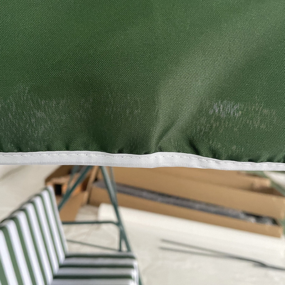 Außenhängebett Modernes Design 3-Personen-Patio-Schaukel mit Stahlrohr und Dach