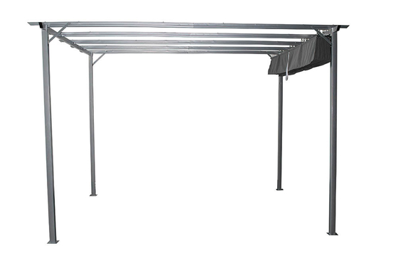 3*3.5*2.35M An das Haus angebracht Weiß Aluminiumrahmen Baldachin Schnäppchen Tanz Preise