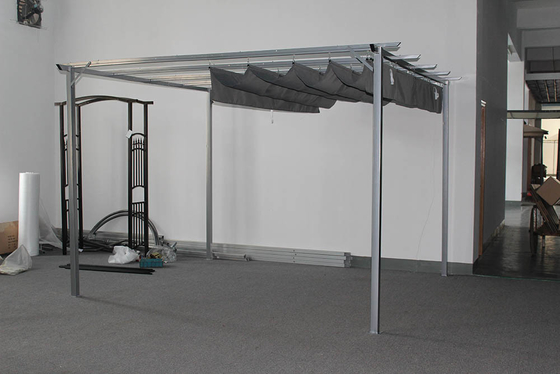 3*3.5*2.35M An das Haus angebracht Weiß Aluminiumrahmen Baldachin Schnäppchen Tanz Preise